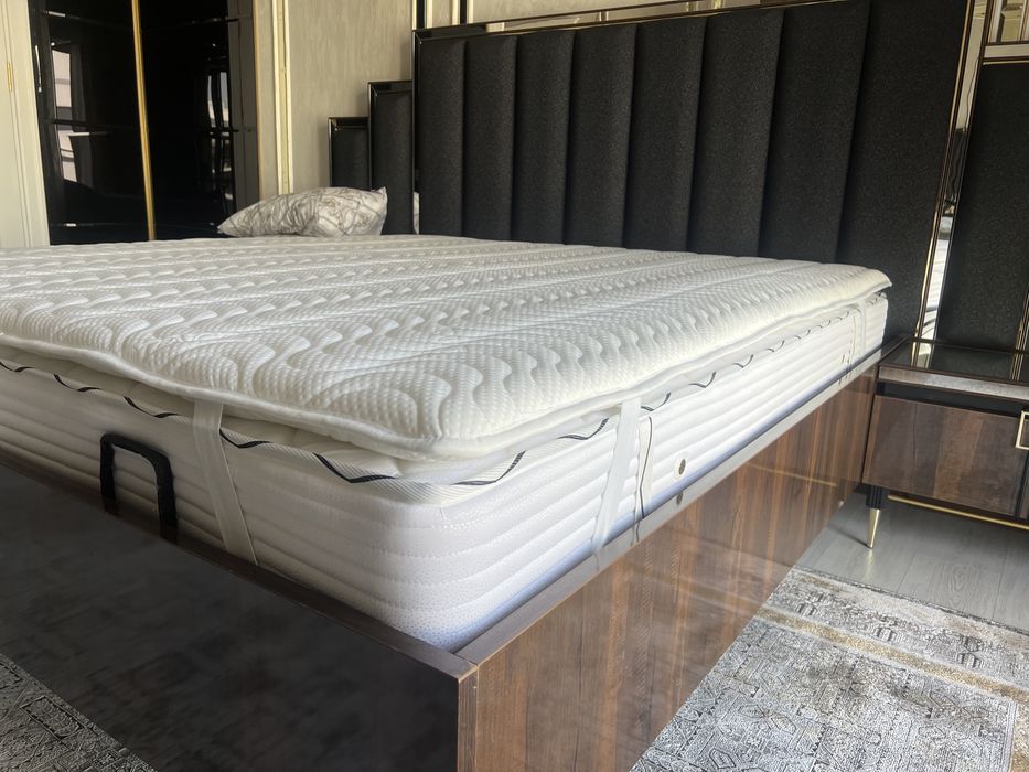 Ортопедический матрас с топпер и Анотамическеий