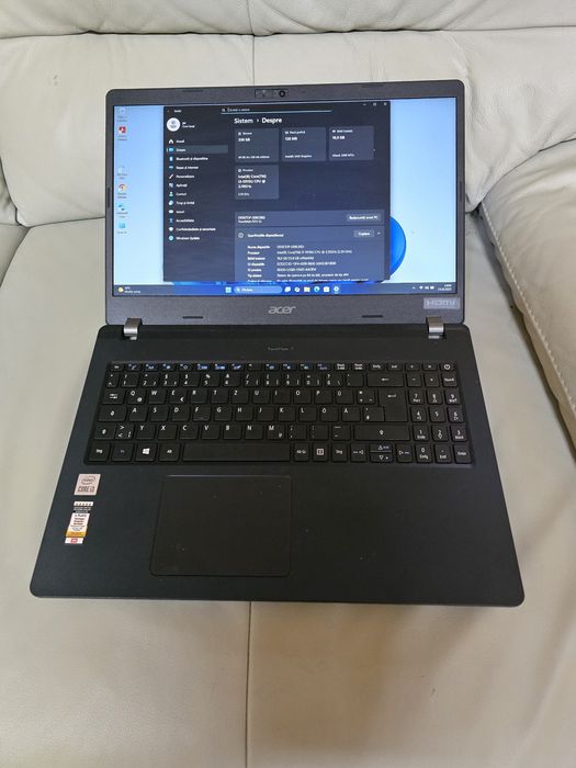 Laptop Acer P215, i3-10110, ram 16gb, ssd 256gb, bat 4 ore