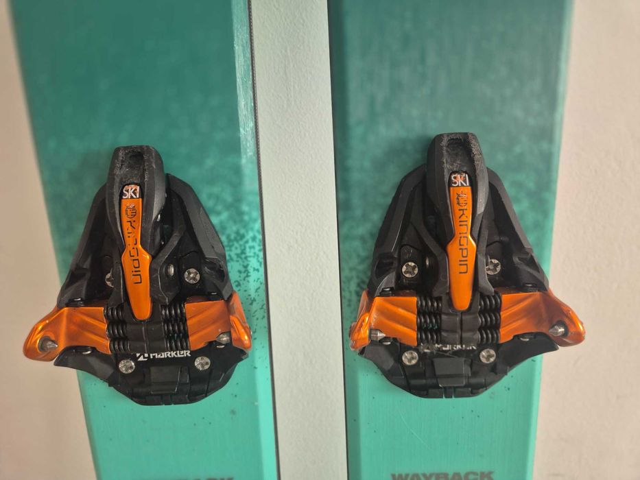 Schiuri tura/freeride K2 Wayback 106/179cm, Marker Kingpin 13, piei K2