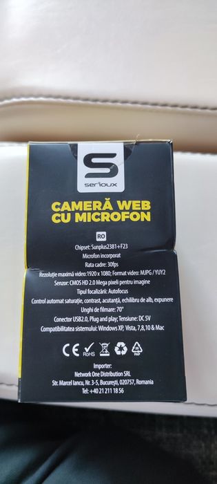 Camera web Serioux Full HD 1080p, Autofocus