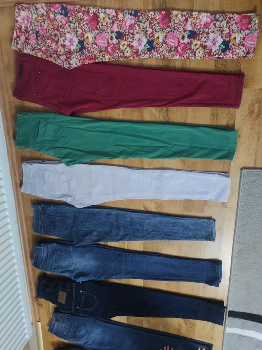 Lot 13 perechi blugi, H&M,Mas. 38