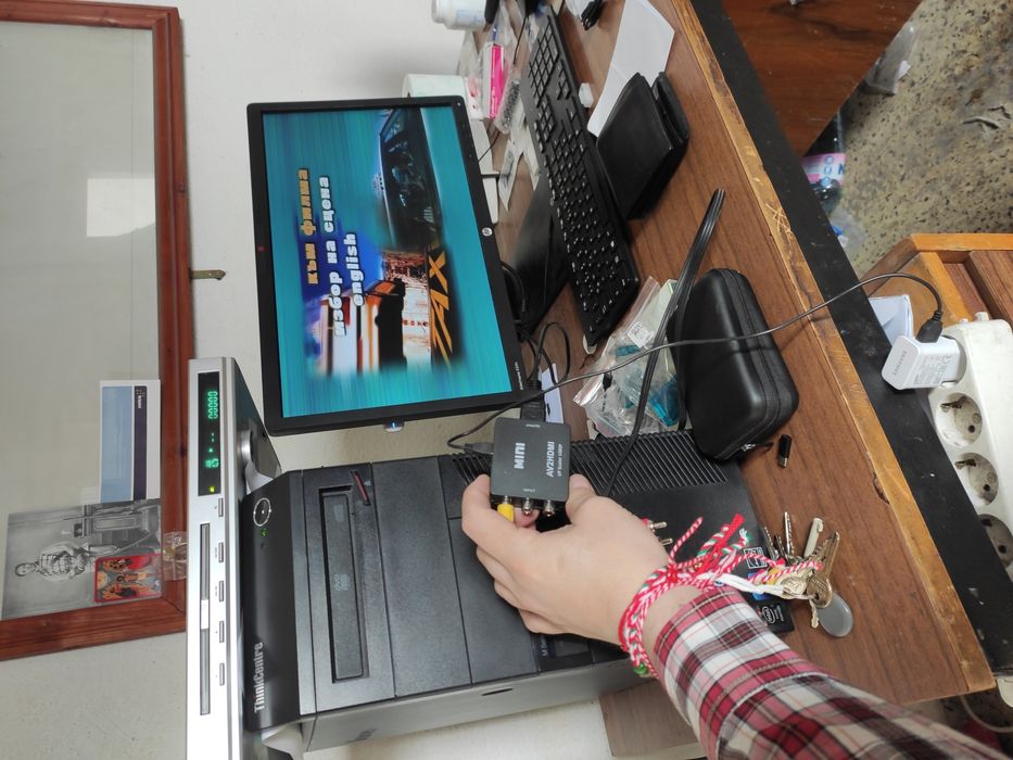 Преходник от RCA AV (чинчове) към HDMI