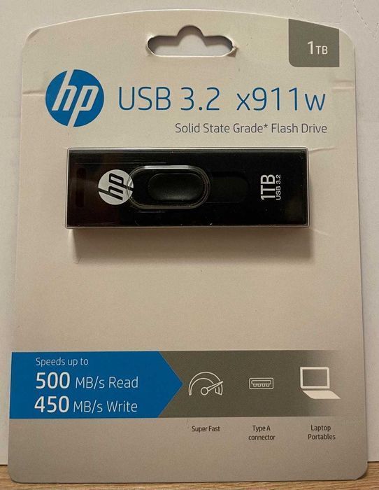 Stick Memorie 500MB/s HP USB 3.2 x911w 1TB NOU SIGILAT