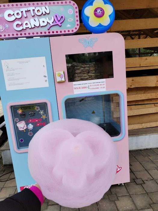 Afacere la cheie in MALL -cu profit lunar ! Vând Automat Vată de Zahăr