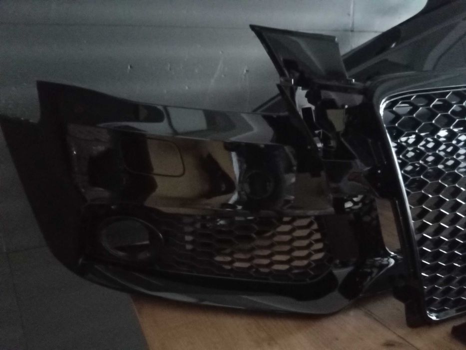 Bara Aripa Grile Fata Audi A4 B8 2007-2012 LY9B/LZ9Y Negru