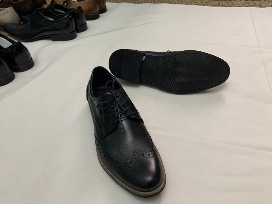 Кожаные мужские туфли