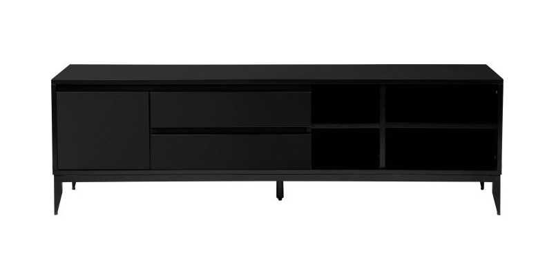 Suport Masa Comoda TV Saltaire Neagra Design Modern Elegant 150/40/45cm OFERTA !!! PRODUS NOU + LIVRARE GRATUITA in Oradea