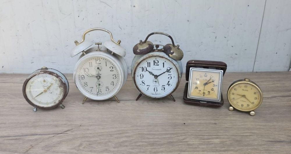 Ceasuri de masa vintage , lot 5 buc