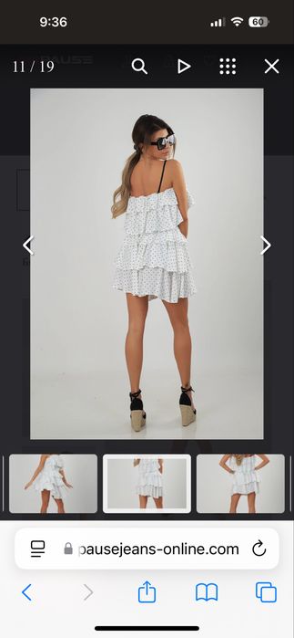 Дамска рокля Pause jeans M рамер