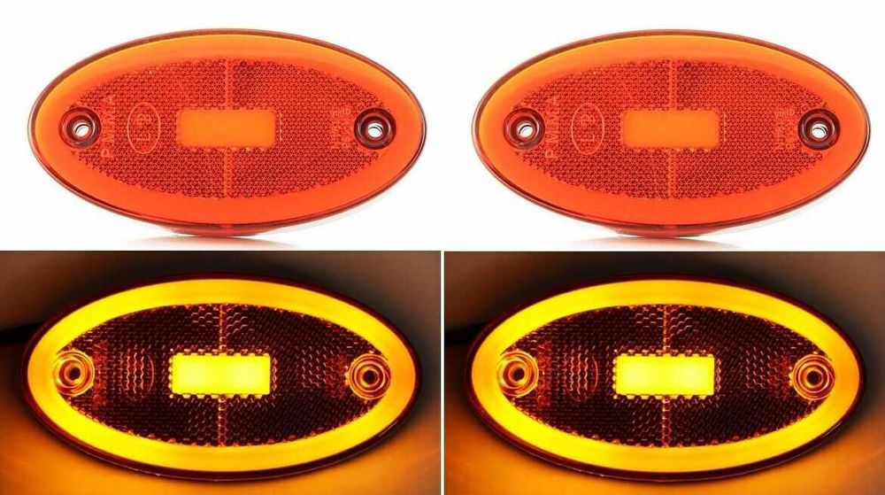 1 бр. диодни Лед LED габарити НЕОН светлини лампи 12-24V 3 цвята