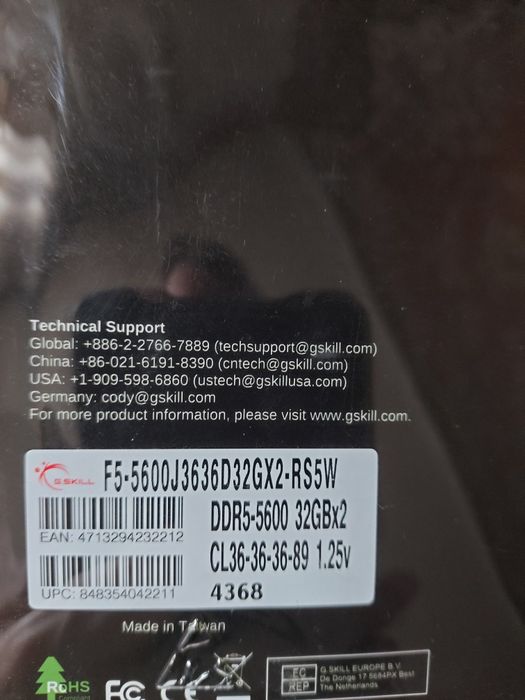 Память ддр5 64гб