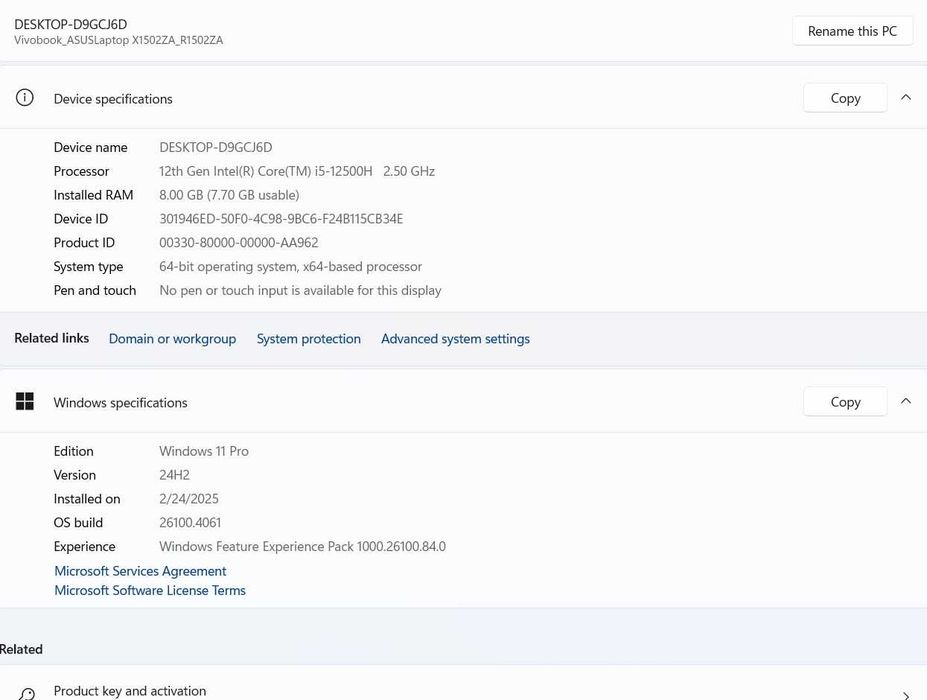 ASUS Vivobook X1502ZA_X1502ZA Silver