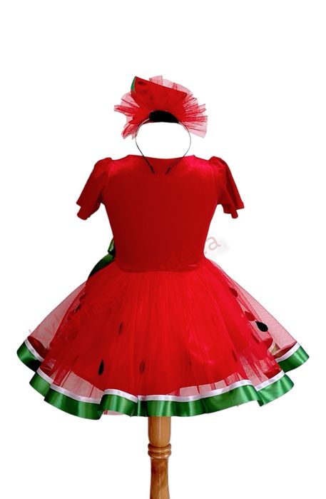 Costum pepene halloween serbare carnaval rochiță pepene fantezie