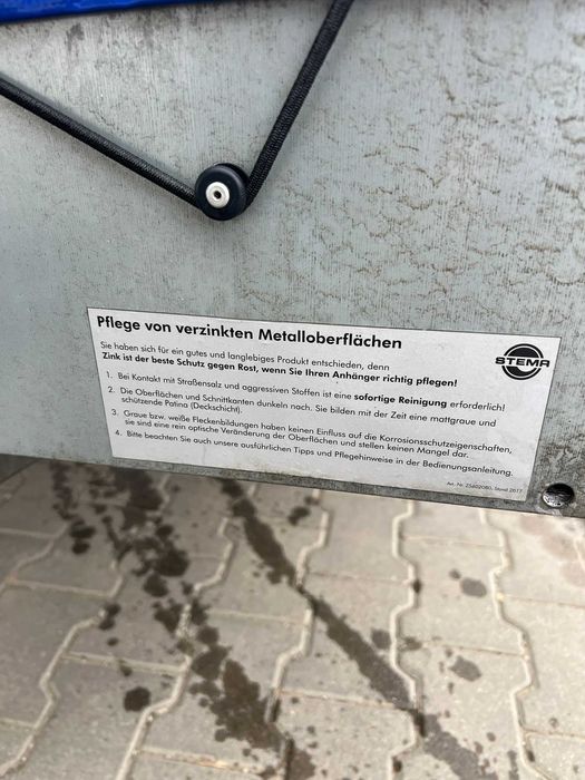 Remorcă STEMA – fabricată în Germania