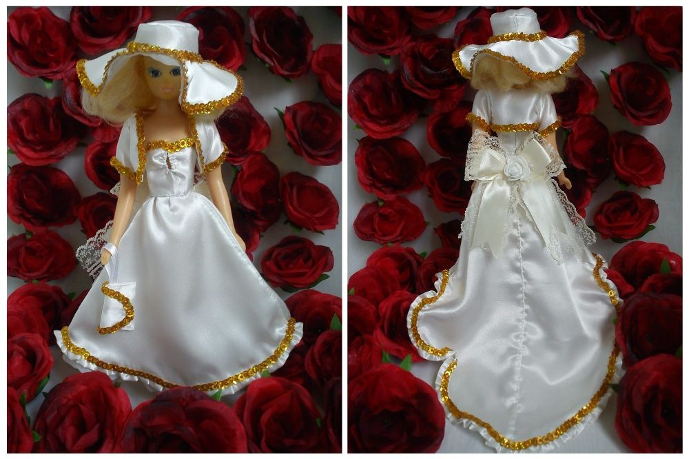Свадебные платья для куклы Барби