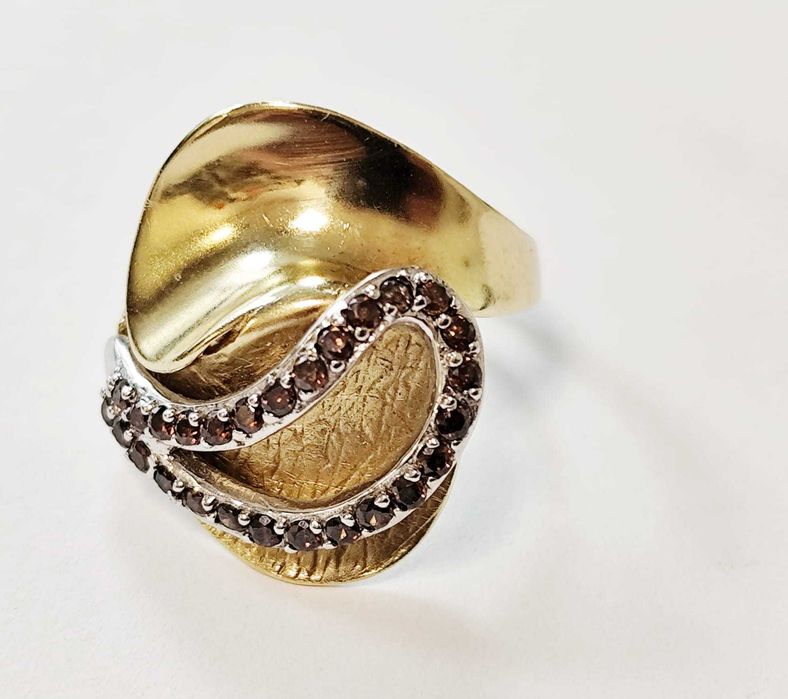 (AG 35) Inel aur 14K 5.85gr b.9920.5 (ag42) / 2647 Lei Garantie 2ani!