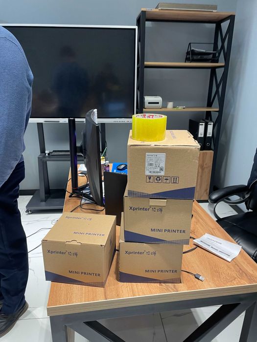 Monoblok kassa aparat pos tizim skaner chek printer orbit x printer