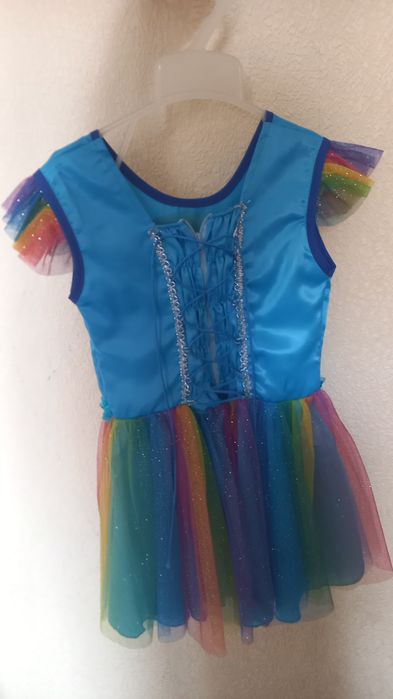 Платье для девочек радуга дэш