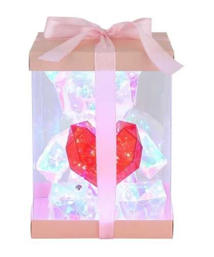 !!БЕЗПЛАТНА ДОСТАВКА LED нощна лампа мече със сърце,топла светлина,USB