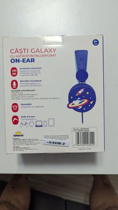 Casti wired copii