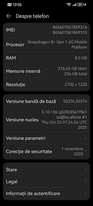 Huawei P60 pro impecabil .