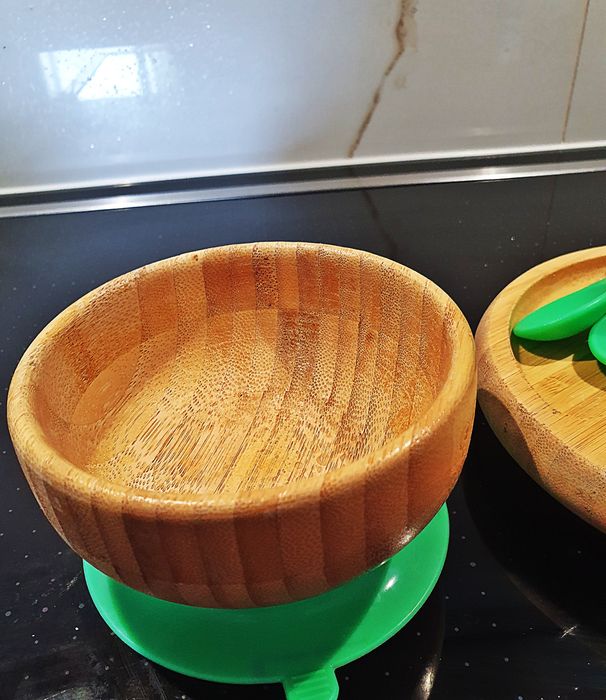 Комплект за хранене на деца Oaki от бамбук