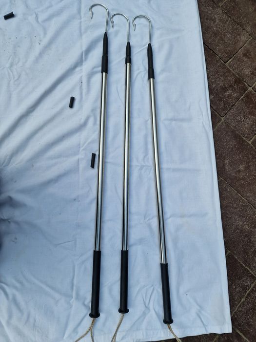 Cange inox cu carlig otel carbon