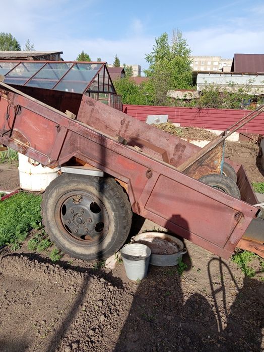 Продам трактор самодельный с прицепом, с документами.