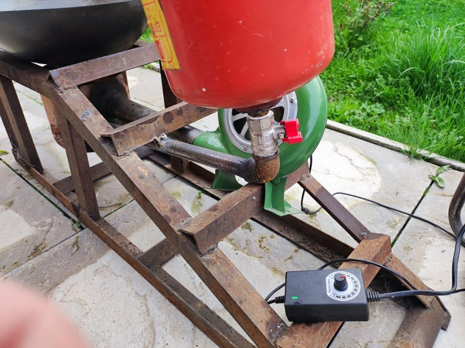 Aragaz pe ulei ars complet