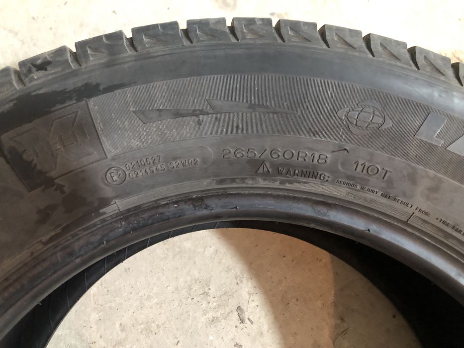 Шины Michelin X-Ice 265/60 R18.
