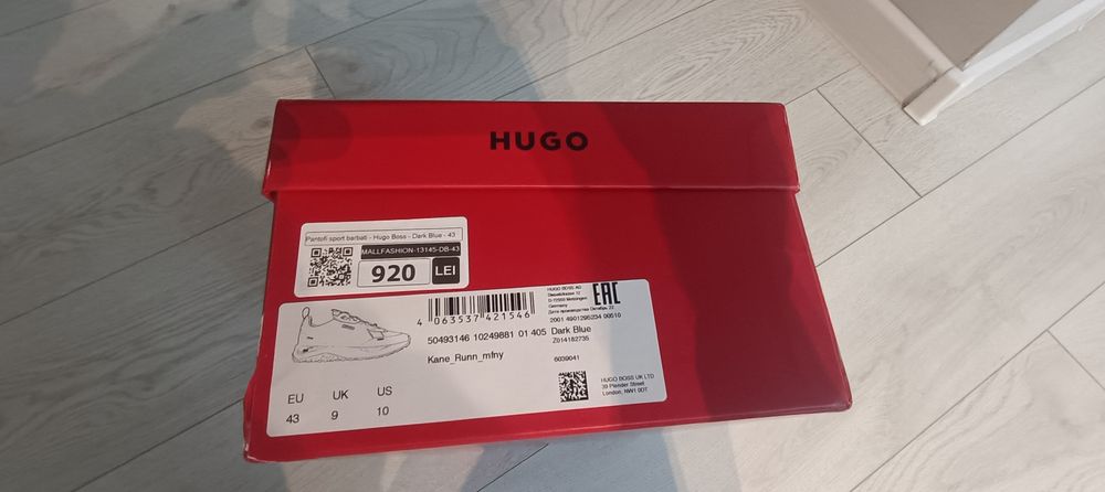 Snekers Hugo Boss, măr. 43
