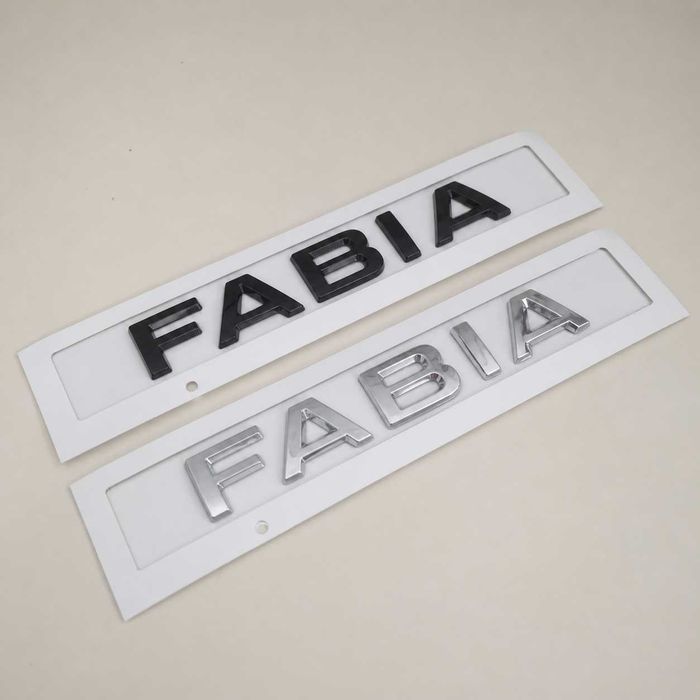 Set embleme haion SKODA OCTAVIA VRS / emblema stema sigla sticker inscriptii Ornamente spate auto skoda