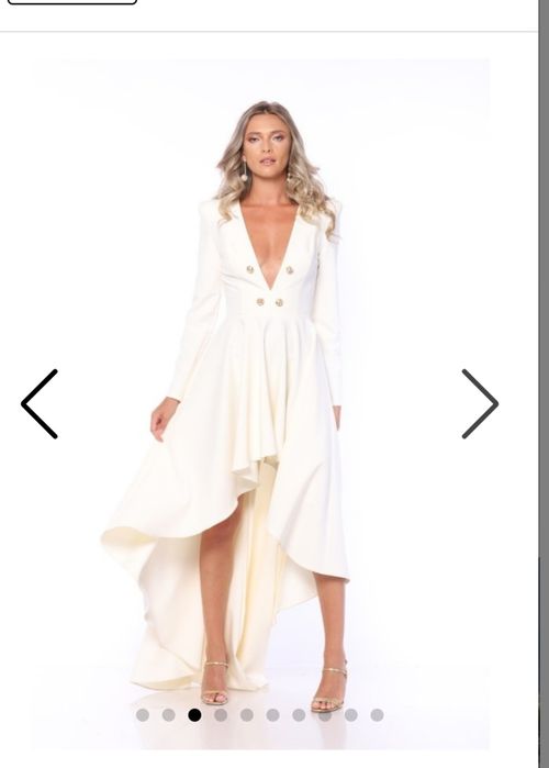 Rochie albă, cununie civila, marime Xs