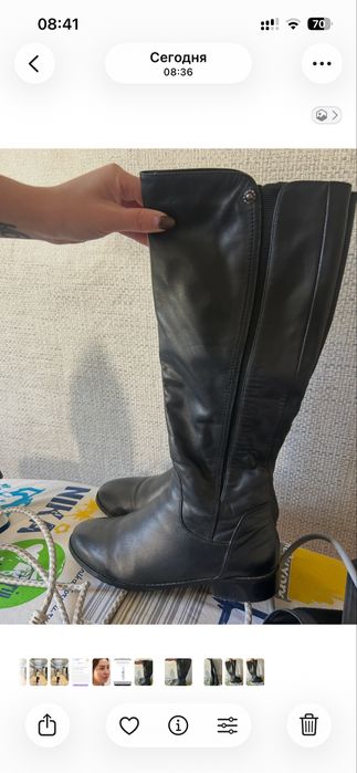 Продам женские осенние сапоги