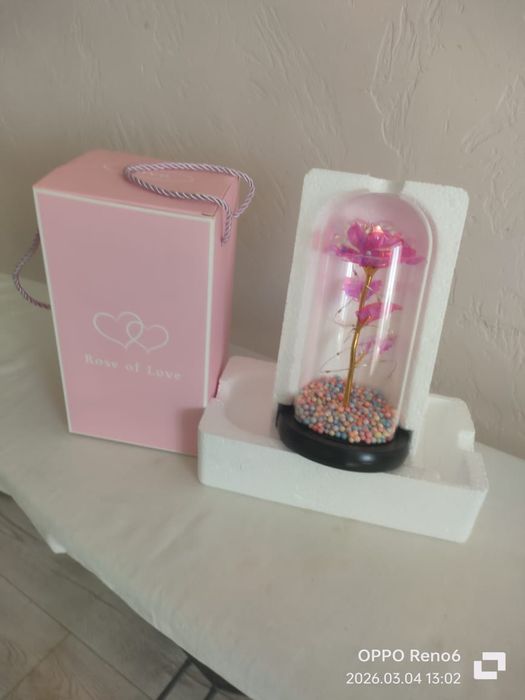 Декоративный светильник роза