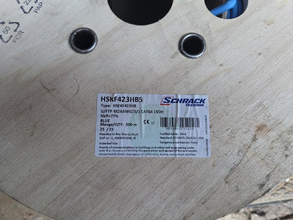 Cablu internet U/FTP CAT 6A
