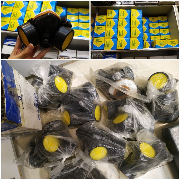 Респиратор маска с угольными фильтром