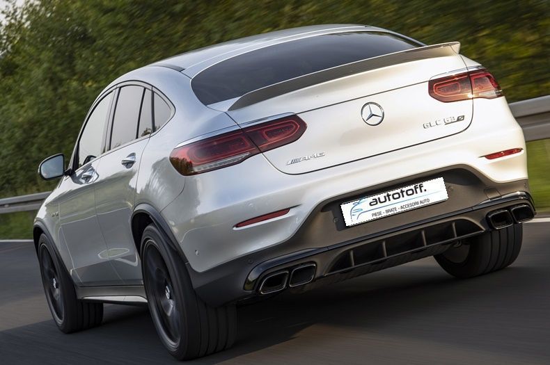 Difuzor bara spate Mercedes GLC Coupe C253 Facelift (2019+) Black Look AMG
