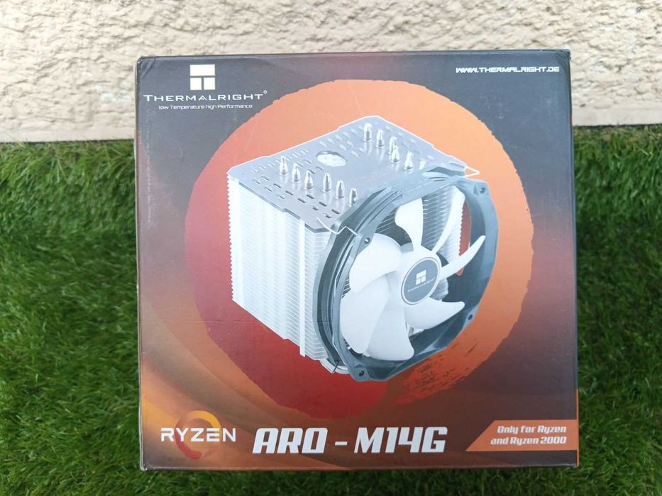 ЧИСТО НОВ Охладител за процесор Thermalright ARO-M14G Grey (За AMD Ryzen AM4/AM5)