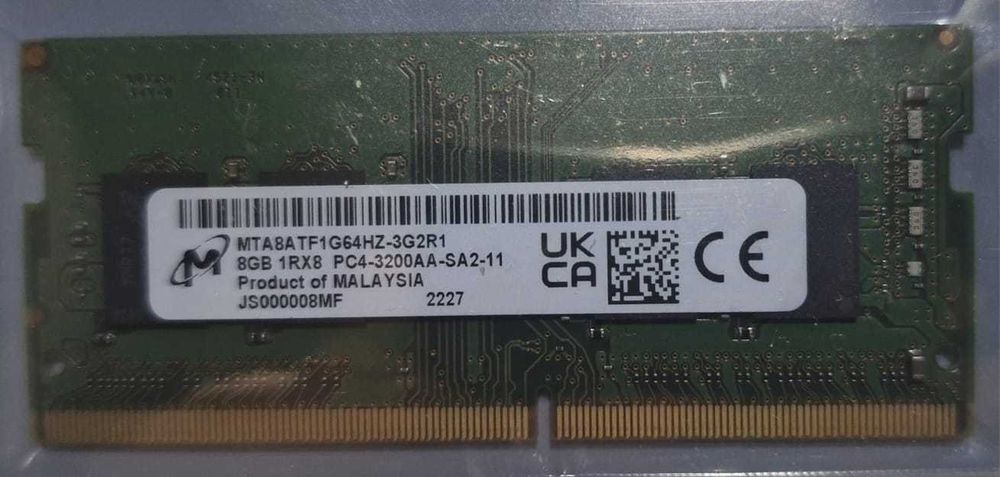 DDR4 3200 2x8 Gb для ноутбука