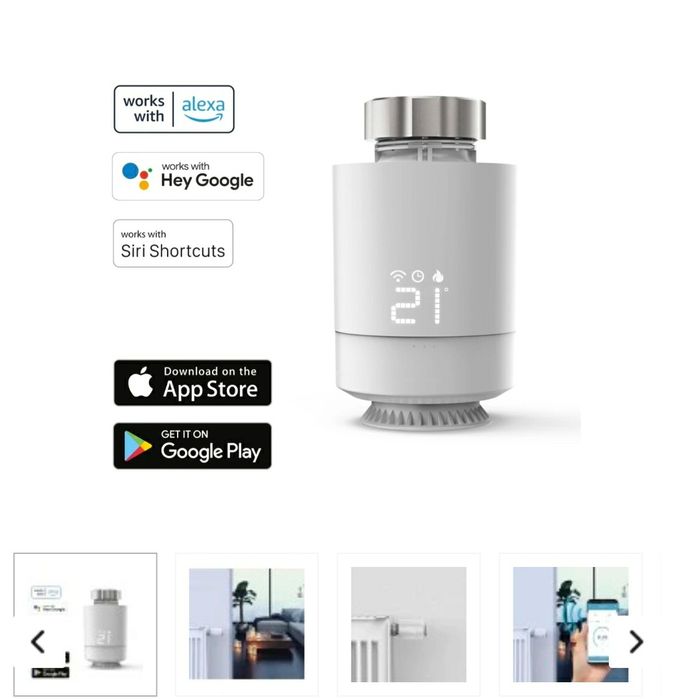 Termostat inteligent Hama pentru calorifer, cu control inteligent WLAN