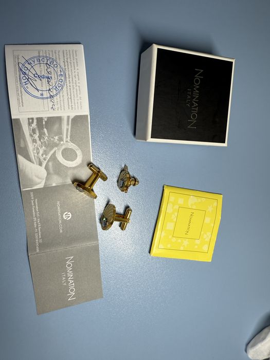 Ръкавели, Nomination Italy, златно покритие, оригинални