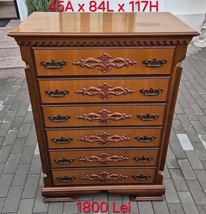 Scrin/ Servanta / Bufet vintage din lemn masiv