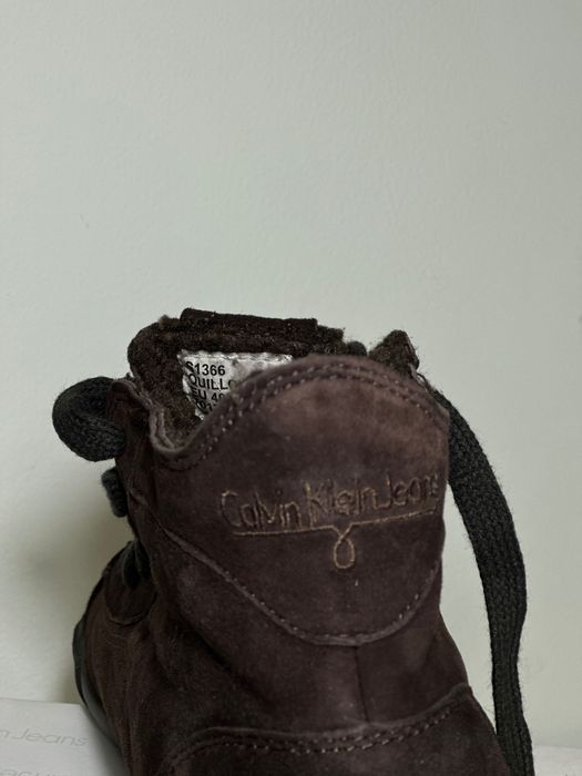 Papuci Calvin Klein originali din piele NOI