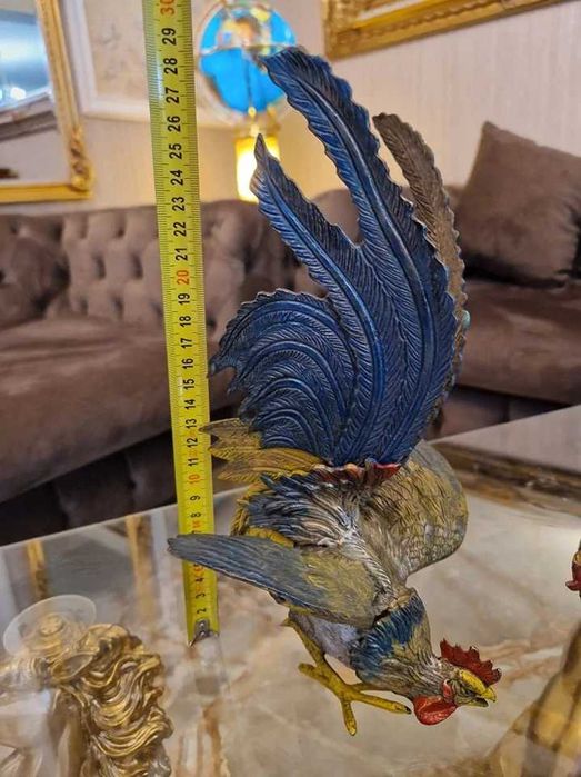 2 cocoșei din alama