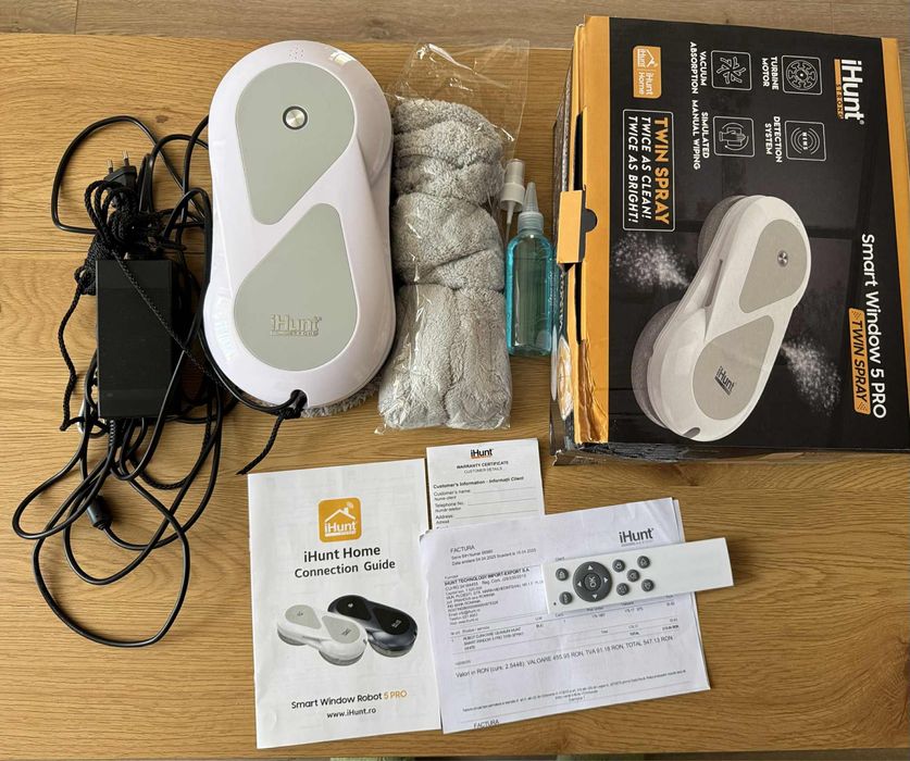 Робот за почистване на прозорци iHunt