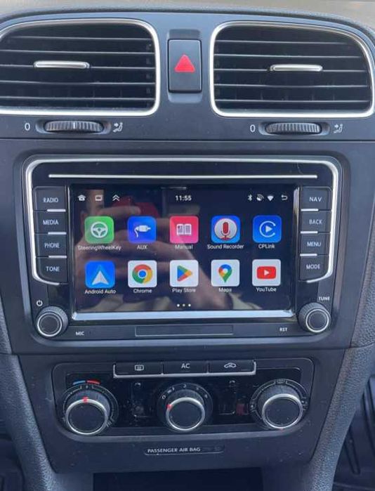 Navigație 4GB Carplay Android vw golf , passat, Caddy, touran