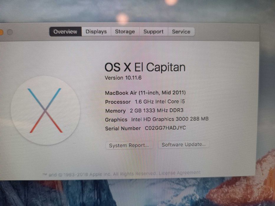 MacBook Air 11” отличен