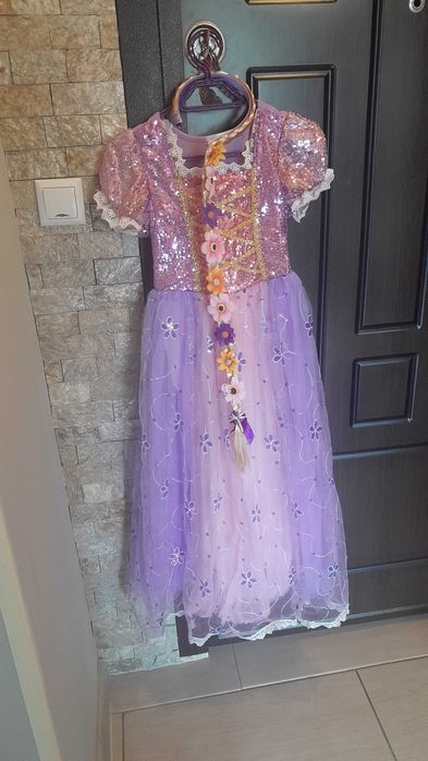 Детска рокля Рапунцел 140см.
