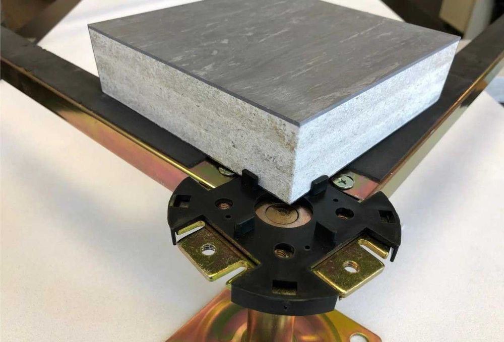 Фальшпол по ГОСТу сульфат кальция поверхность керамогранит 600х600